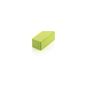 PLAQUE SILICONE 25 RECTANGLES RAYES